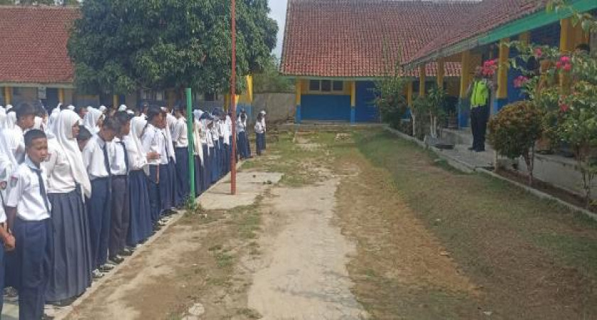 Satlantas Polres Way Kanan Imbau Pelajar SMPN 5 Blambangan Umpu Jauhi Tindakan Kriminal